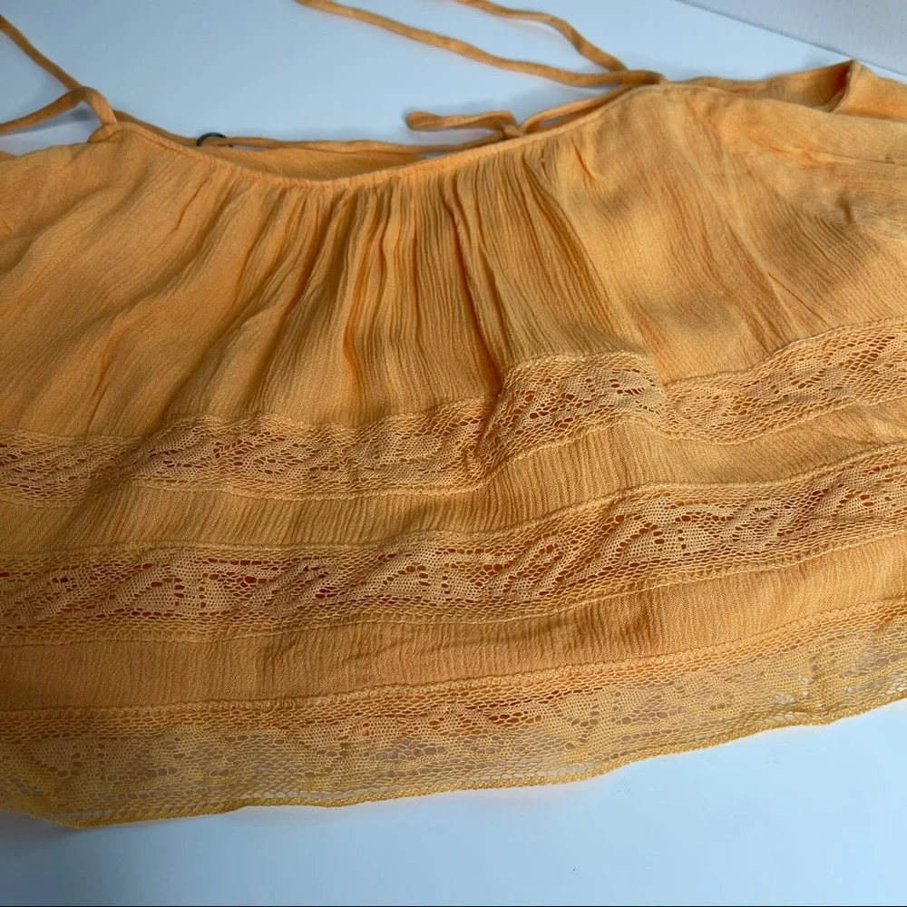 Free People Home Again Cami Crop Orange - Picture 8 of 8
